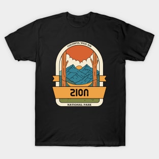 Zion National Park Vintage Travel T-Shirt